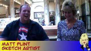 Sketching Heroes & Villains With Artist Matt Flint interview on the Hangin With Web Show