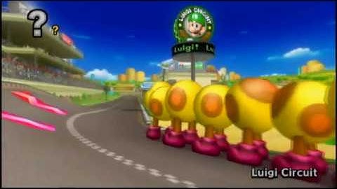 Mario Kart Wii: Wiggler Race on Luigi Circuit
