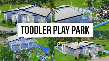 The Sims 4 Toddler Stuff Pack - Toddler Play Park - Speed Build