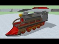 vehiculos de madera - tren3D - sketchup animation