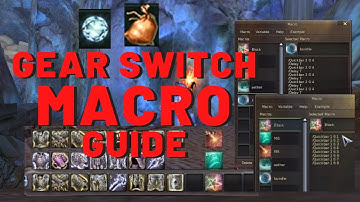 [AionYuan] Macro Guide | Gear Switch & Extract Items | Asmodian | Aion 4.6 |
