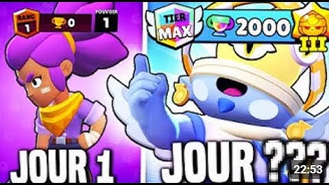 j'ai TERMINÉ BRAWL STARS en 50 JOURS (je deviens un pro) - BRAWL STARS FR