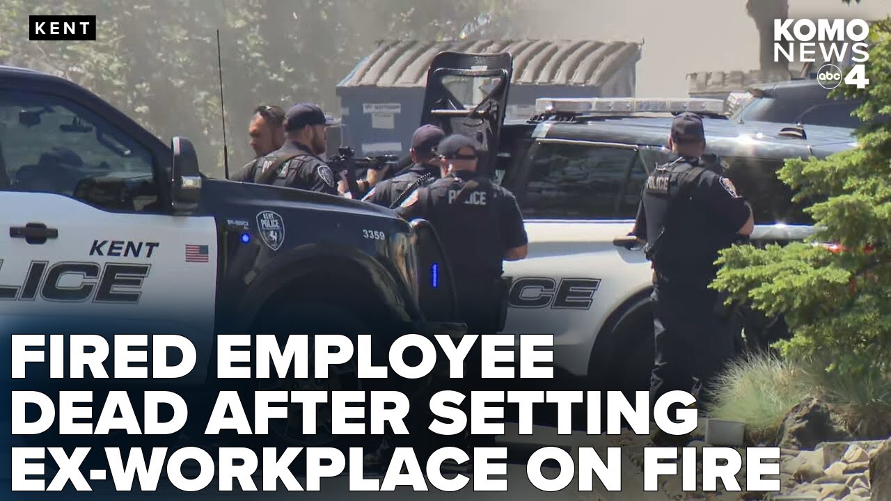 Ex-employee dead after setting fires at former Kent workplace, police report shots fired