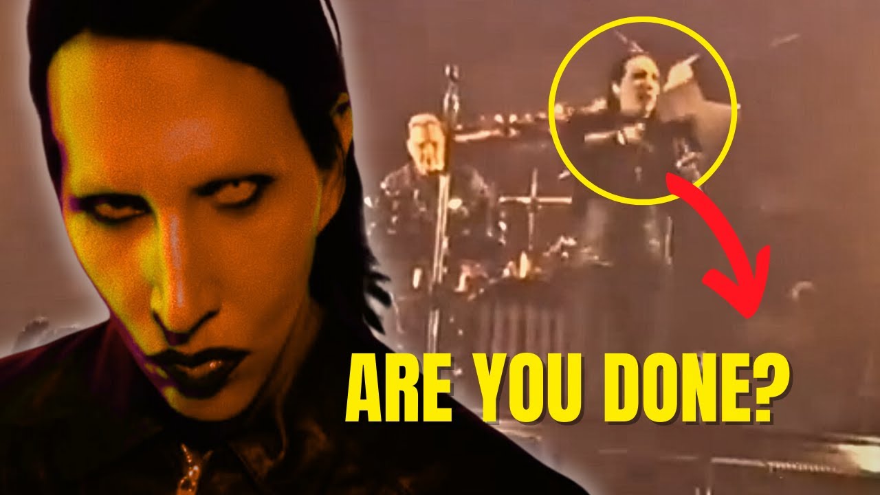 Мэрилин Мэнсон прекратил стычку в толпе