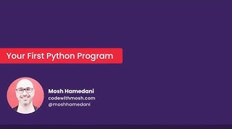 Your First Python Program