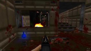 Brutal Doom - Knee Deep in the Dead - E1 M1 M2 M3 - Black Metal Difficulty