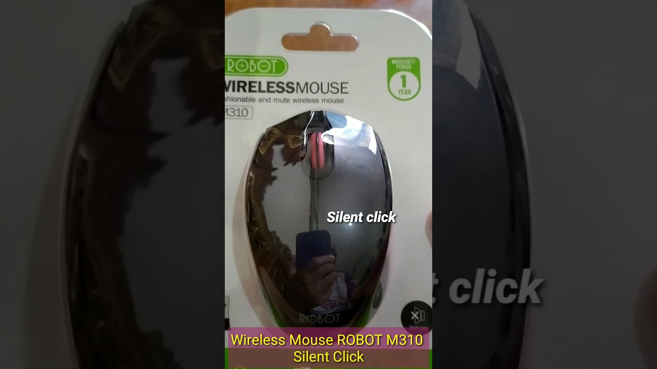 Wireless Mouse Robot M310 tanpa bunyi klik