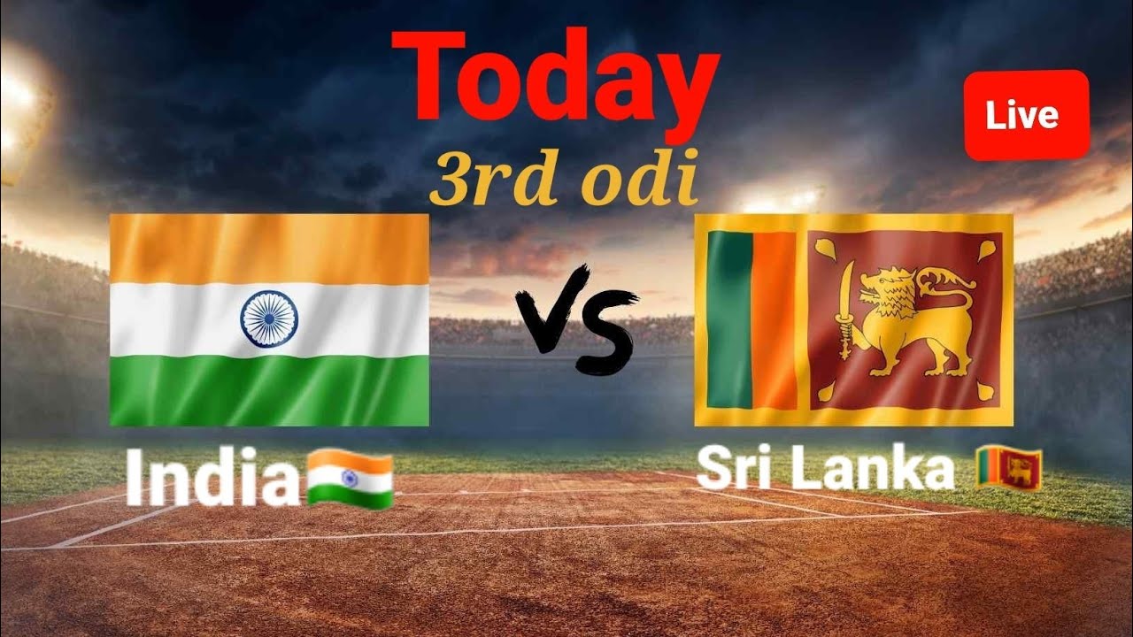 🔴Live India vs Sri Lanka 3rd odi Live Indian YouTube