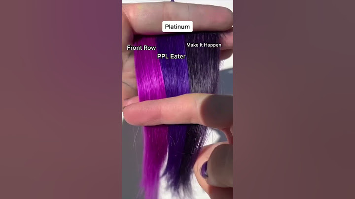 3 purples on 3 levels of hair 💜 #shorts #hairdye #purplehair