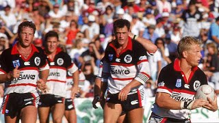 Channel Ten NSWRL Round 17 1991 North Sydney Bears vs Western Suburbs Magpies Highlights