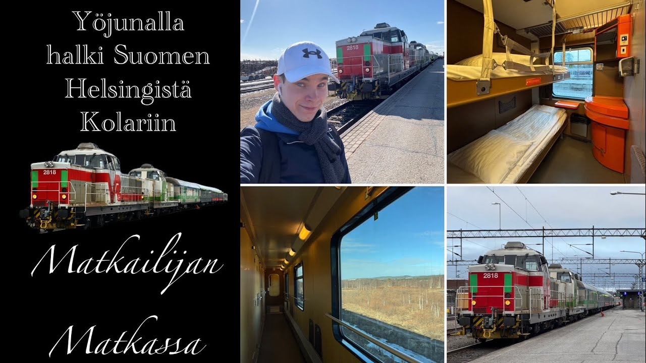 Yöjunalla Helsingistä Kolariin