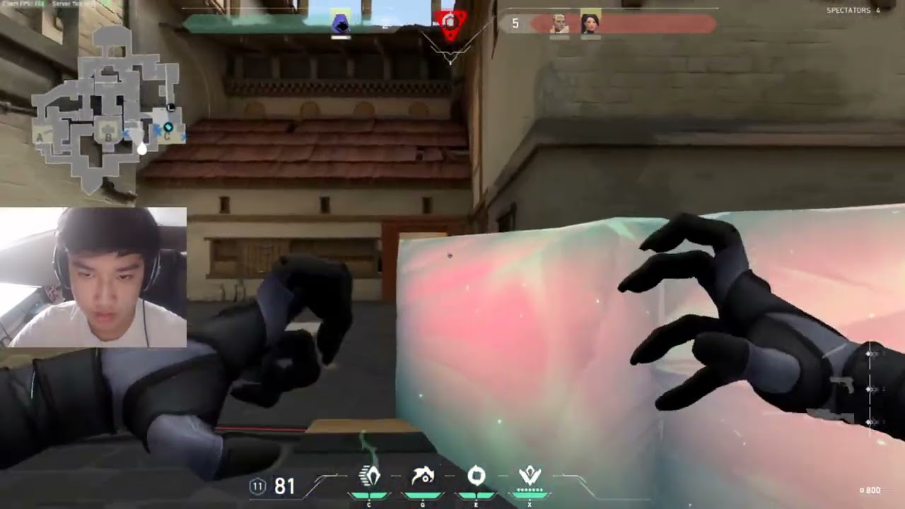 1v5 against shroud and j9 valorant omen