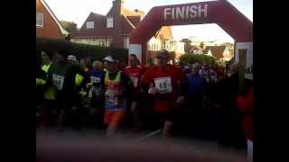 Start of the Beachy Head Marathon 2012.