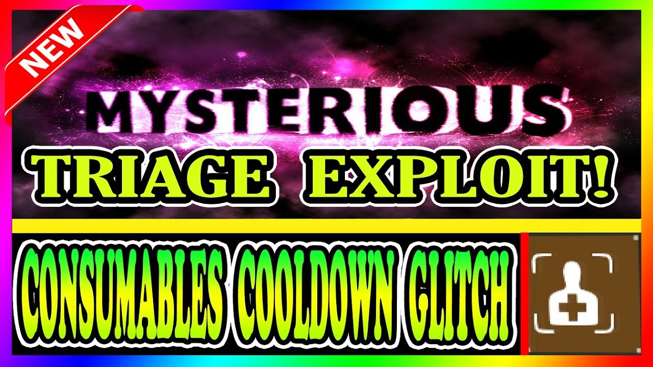 MOST?! Mysterious TRIAGE Glitch EVER!? | The Division | Consumable COOLDOWN Exploit (MAYBE GLITCH)