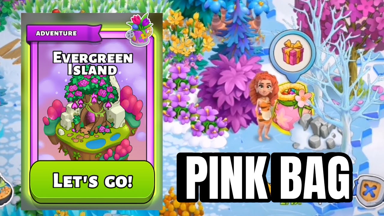 Pink Bag on Evergreen Island | Family Island - YouTube