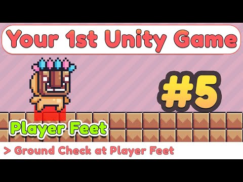 Perfect Ground Check for any 2D 3D games :: Unity Visual Scripting Basic Tutorial - Part 5