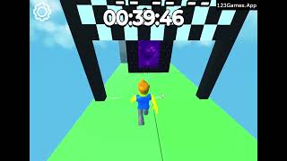 Obby 30 Color Rush Gameplay & Walkthrough | Free at 123Games.App screenshot 2