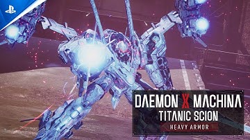 Daemon x Machina: Titanic Scion - Heavy Armor Gameplay Trailer | PS5 Games