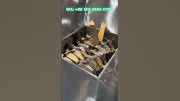 Universal shredder is suitable for many industries, such as energy recovery and reuse, forestry, etc