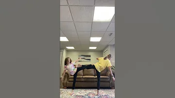 We Did It With 2 People Trick Subscribe Shorts Cooper Sisters 