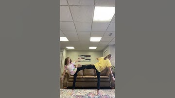 We did it with 2 people!!! 🤩❤️👀 #trick #subscribe #shorts |Cooper Sisters