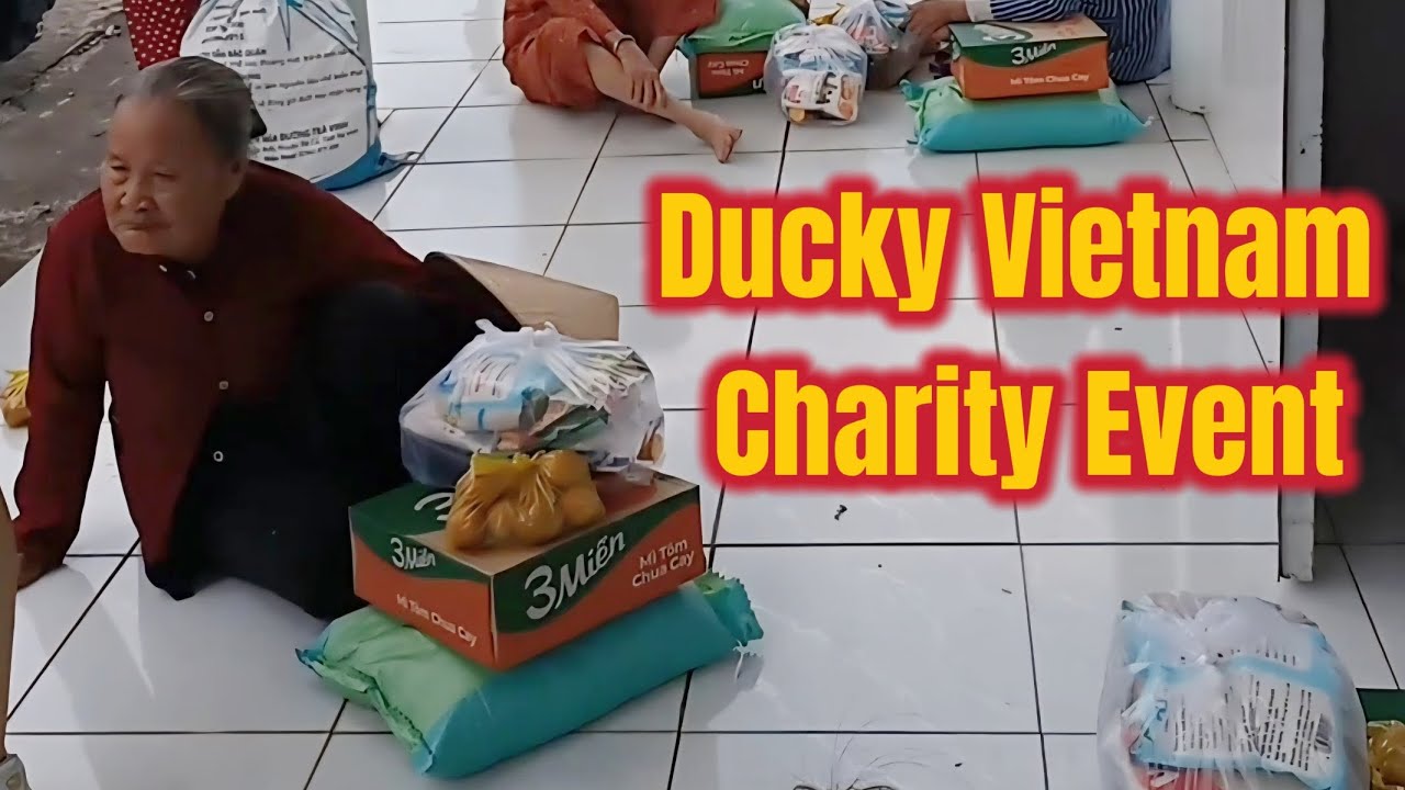 Ducky Charity Event in Cần Thơ Xóm Trăng Vietnam
