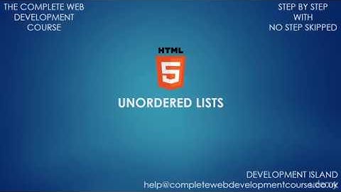 part-9:- ul tags |  Unordered Lists in html5