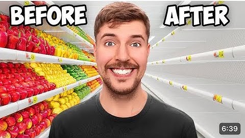 I Bought Everything In A Grocery Store!