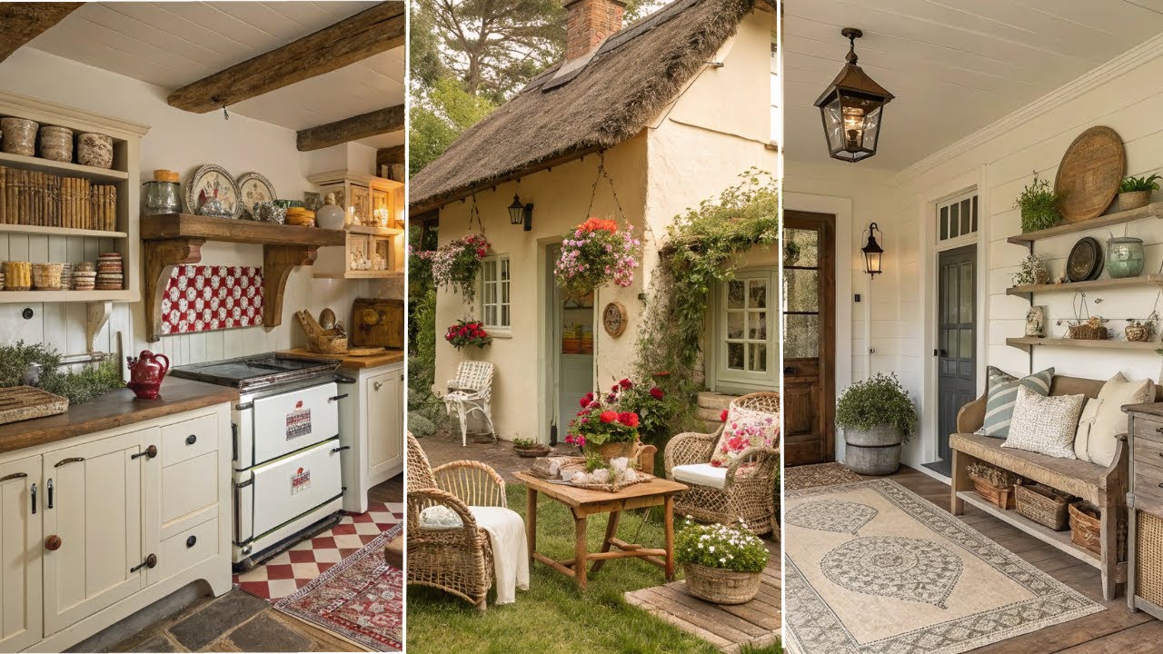 Создайте мечтательный винтажный коттедж с помощью этих простых идей декора.