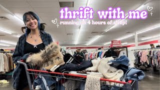 THRIFT WITH ME!! Y2K, hello kitty, vintage corsets \& dresses, \& more! (+try-on)