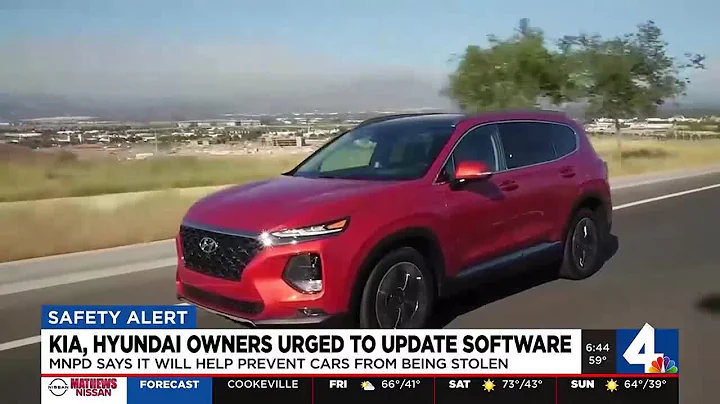 Kia, Hyundai owners urged to update software