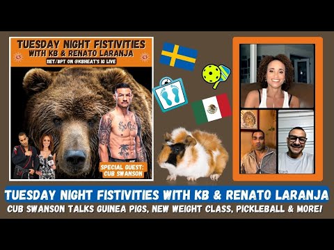 Cub Swanson Talks Drop To Bantam & Eating Guinea Pigs On Tuesday Night Fistivities With KB & Renato