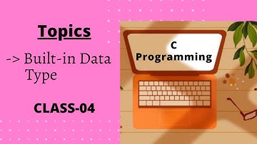 C Programming Bangla Tutorial for beginners-03 : C Programming built in data type