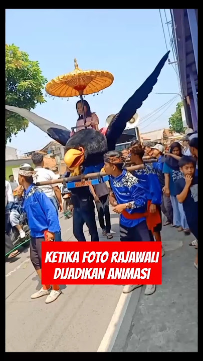 Keren!! Ketika Foto Rajawali Dijadikan Animasi #senibenjangrajawali #grandong #gerandong  #animasi