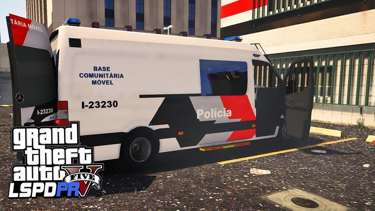 BASE MÓVEL APOIA DE TRANSPORTE #96 - GTA V - ROTINA POLICIAL
