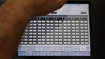 Korg Kronos Tutorial: Copy virtual pad settings