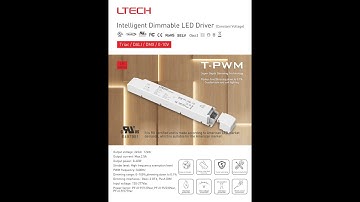 Dimmable led driver DMX/DALI/0-10V/Phasecut signal