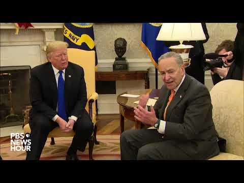 WATCH: Trump threatens shutdown in heated meeting with top Democrats