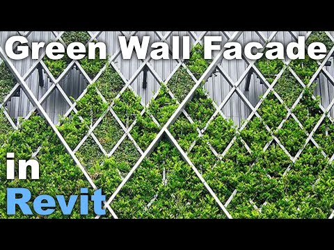 Green Wall Facade in Revit Tutorial * Family Download Link *