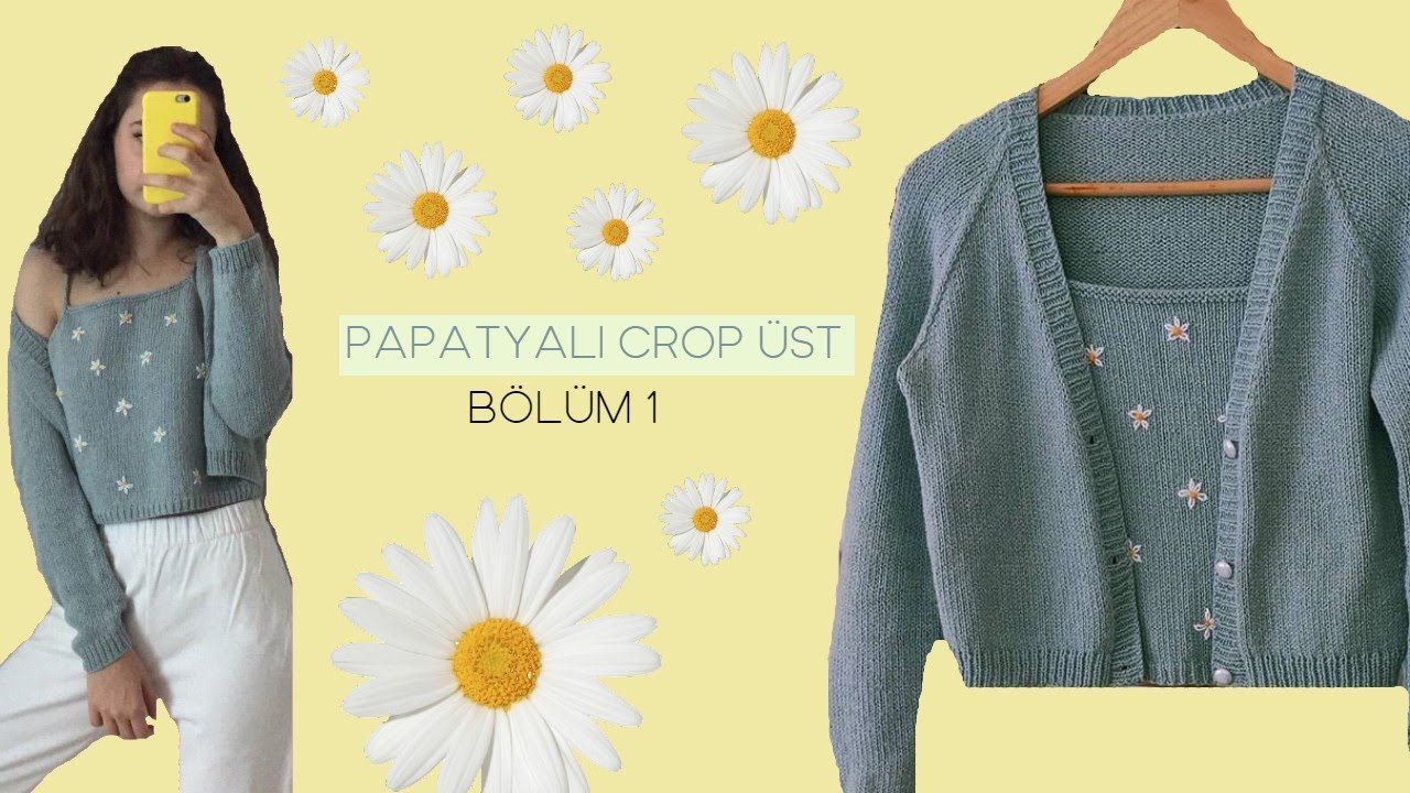 Papatyalı Crop Üst 1.