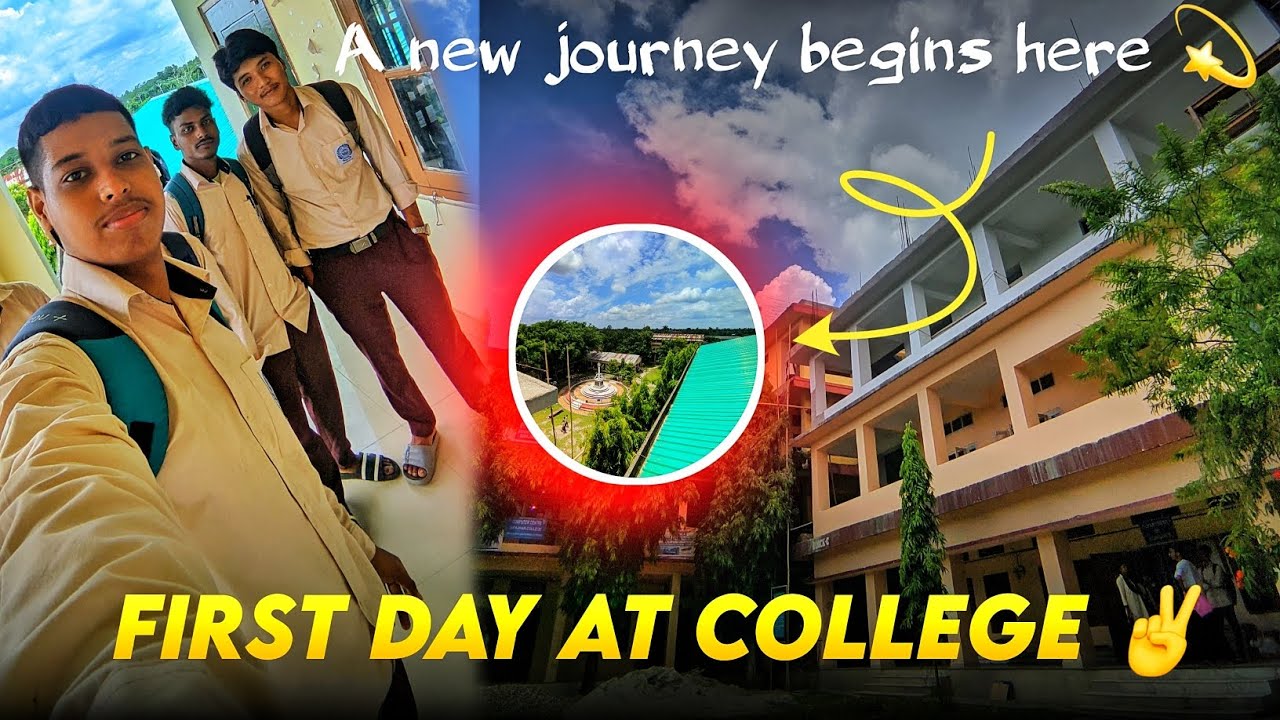 First day at college ✌ A new journey starts 💫