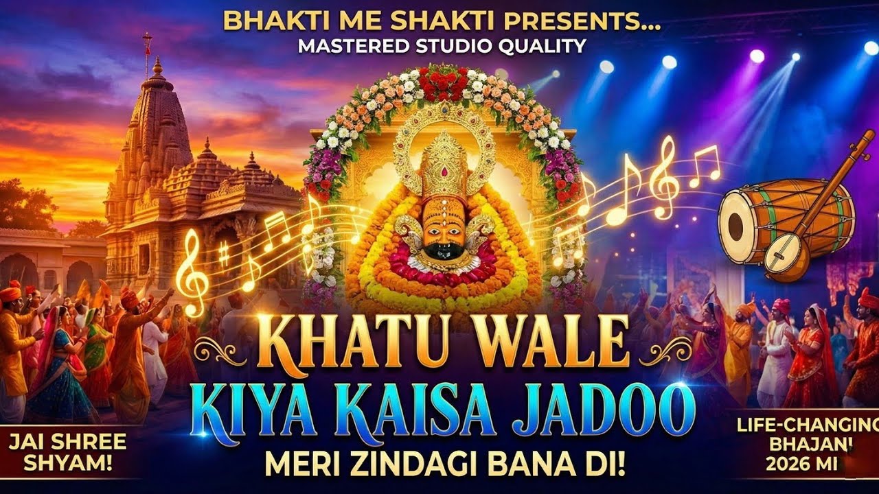 Non Stop Khatu Shyam Bhajan 2026  Khatu Wale Kiya Kaisa Jadoo aur Gadi Par Naam Tera Likhwa Kar