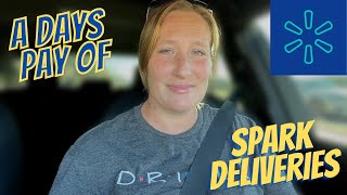 WalMart Spark Deliveries for a Day | How Much Did I Make | What Its Like Being a Spark Driver So Far