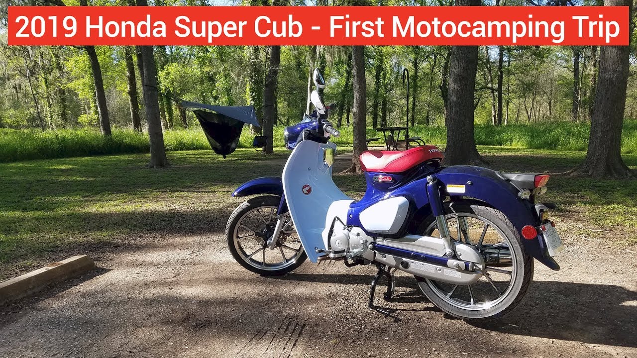 SUPERCUB: 2019 Honda Super Cub C125 - First motocamp, Part 1/3