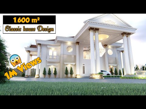 Classsic house design 1.600 m2 or 17.000 sq ft