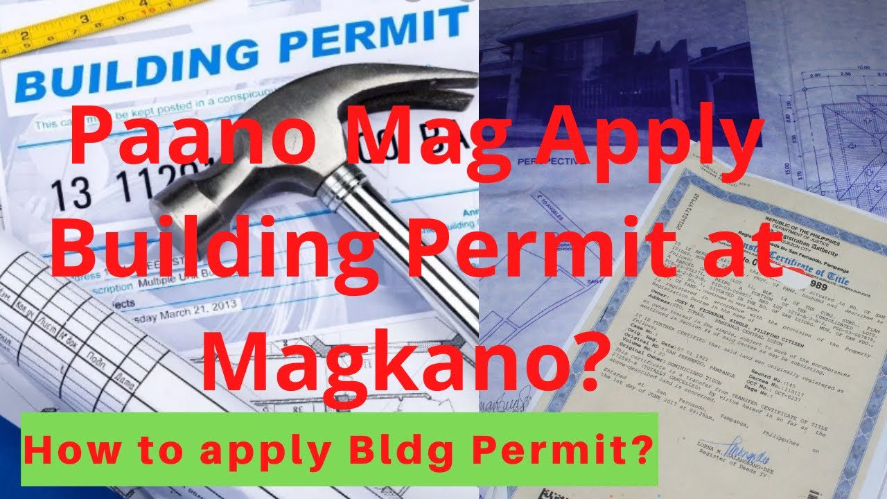 Pagkuha ng Building Permit magkano?