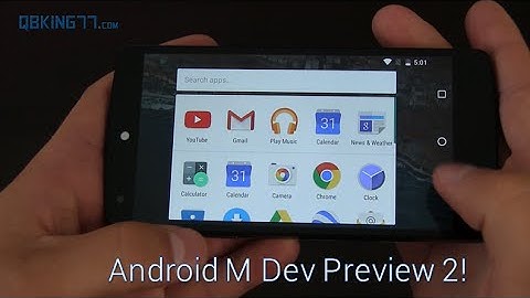 Android Marshmallow Dev Preview 2: New Features Added
