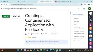 Creating a Containerized Application with Buildpacks#engineeringupdate #arcade2024