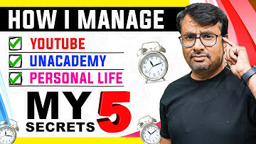 How I Manage My Time - 5 Time Management Tips 💯