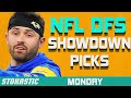 NFL DFS Showdown Strategy MNF Week 15 Rams vs Packers | Monday Night Football